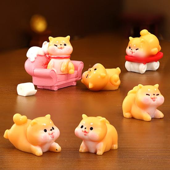 Estatuas creativas de cachorros Vivid Casting DIY