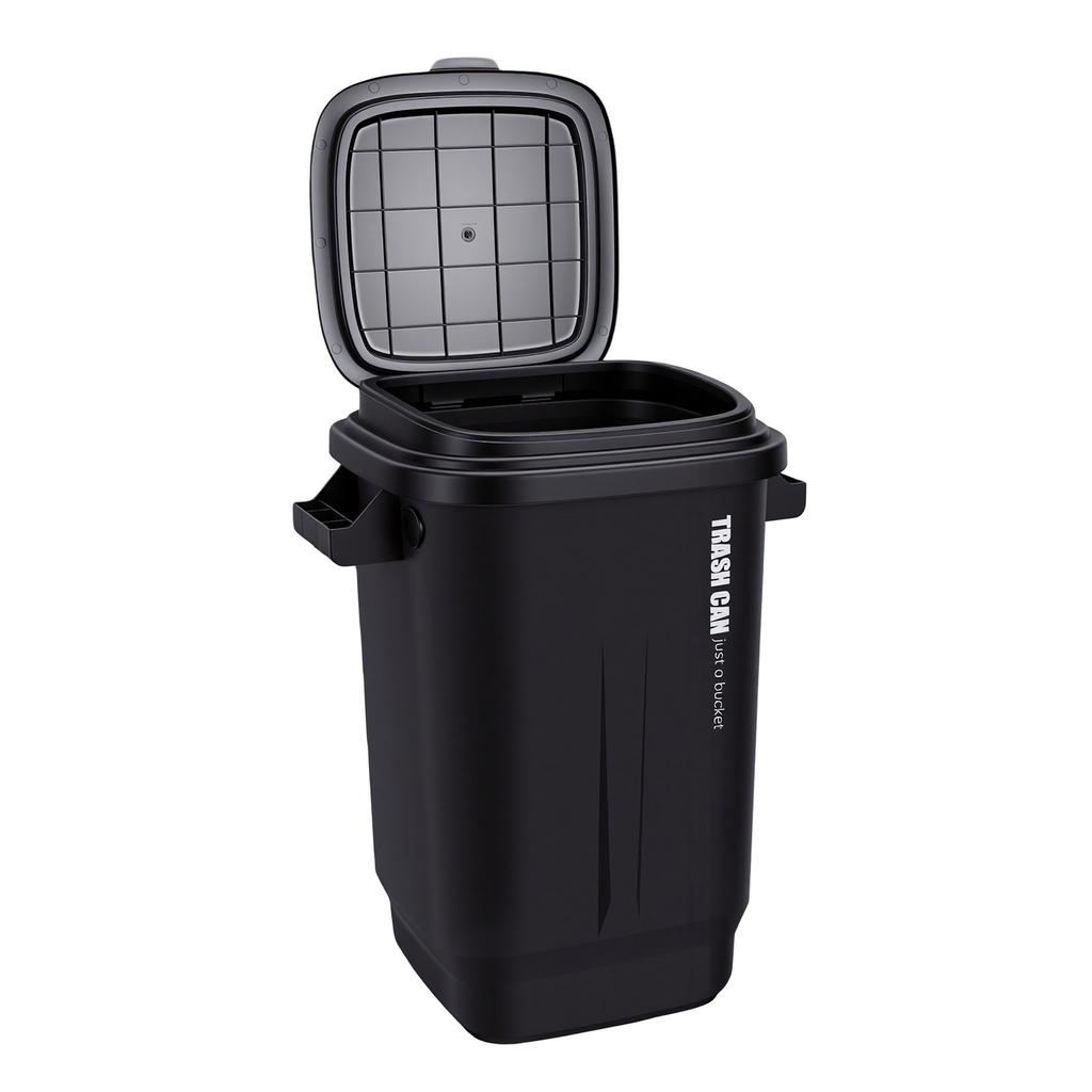 73L Trash Can with Lid Large Capacity Waste Bin with Handles Storage for Kitchen Bathroom