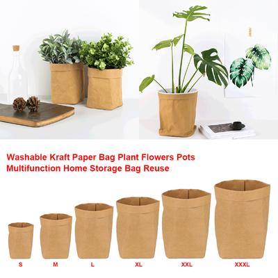 Mult Size Kraft Paper Nursery Pot Plant Grow Bag Seedling Propagation Container Washable Garden Flowerpot Supplies Succulent New