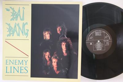 LP Record BAI BANG - Enemy Lines BOLP5001 BOZZ 1988 Sweden Rock Used