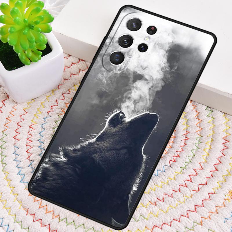 Animal The Wolf Howl Phone Case for Samsung Galaxy Note 10 Pro S26 Ultra S23 S24 FE S25 S21 S22 PLUS Shockproof Cove