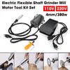 110V 4MM 380W 22000r/min Závěsná bruska Motor s flexibilním hřídelem Sada nástrojů pro design a opravy šperků