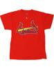 MAJESTIC Maglietta da Uomo con Grafica Cardinals Taglia Media Rossa CJ06