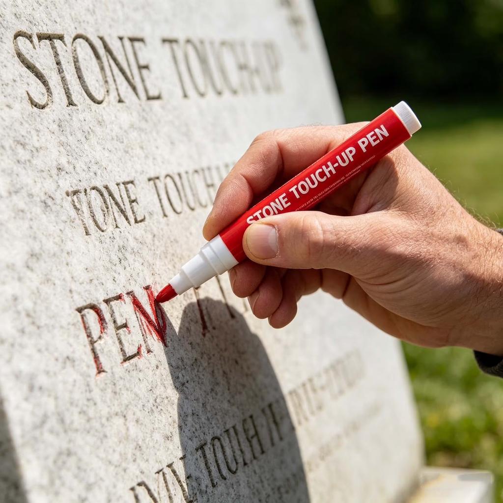 Steen Bijwerk Verf Pen 15ml Fijne Punt Stift voor Graniet Marmer Kwarts Aanrechtblad Tegel Reparatie en Detailering Oppervlak Herstel