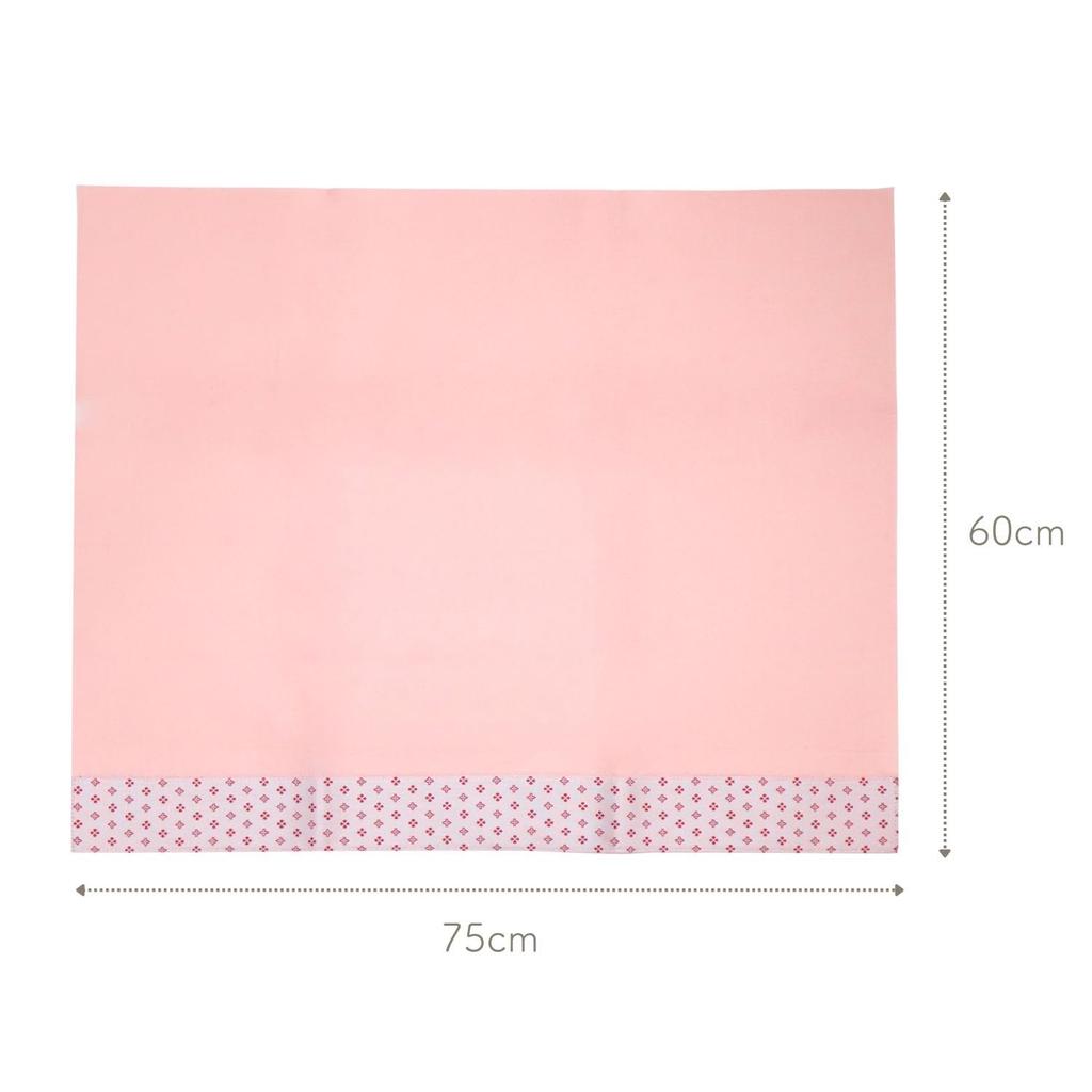Hina March Floor Decoration TATAMIBERI Tatami Border with Small Diamond Felt Mat Dolls, Rug, Pattern, Pink, 75x60cm,
