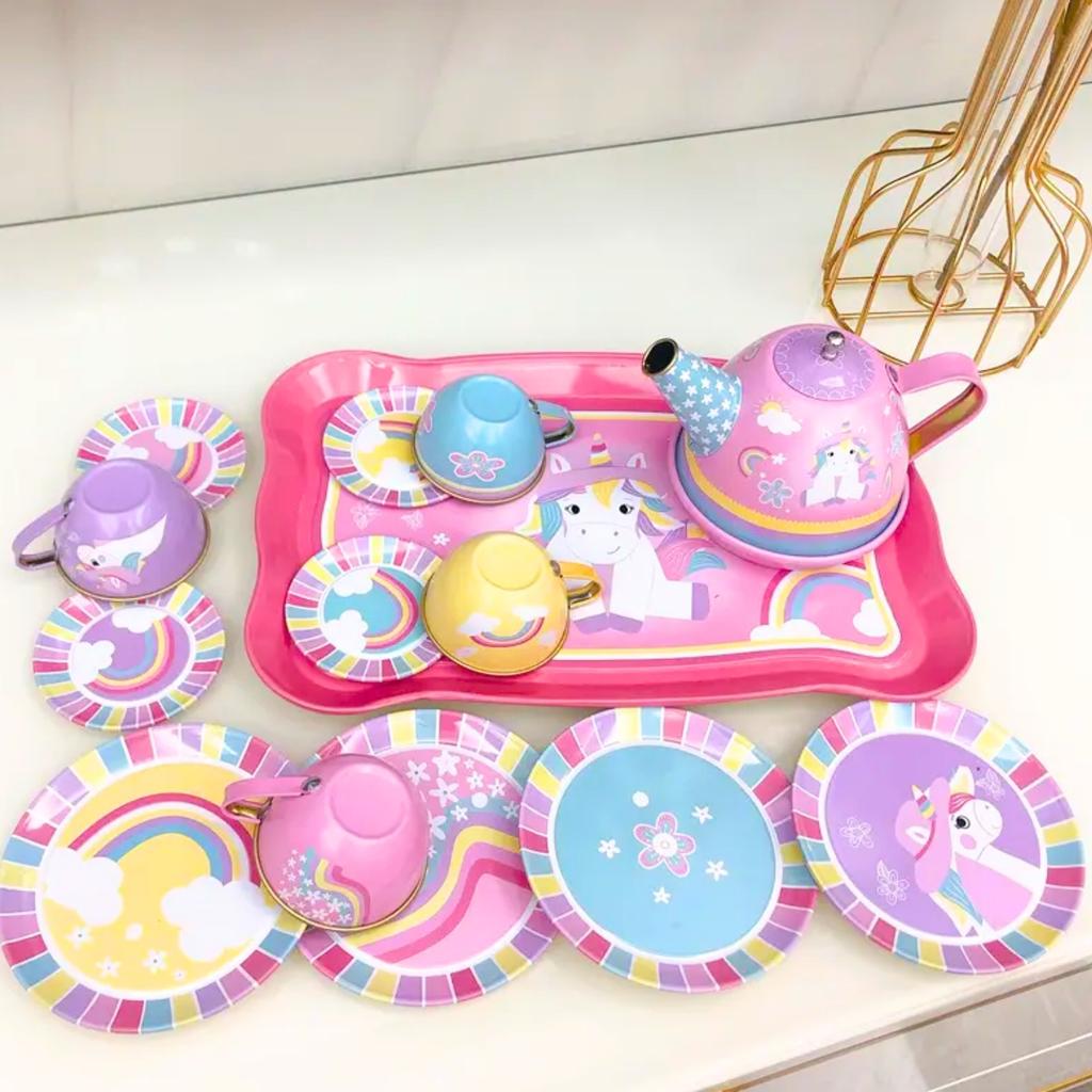 Coffee Set, Tea Set, Children's Accessories, Suitcase, Unicorn