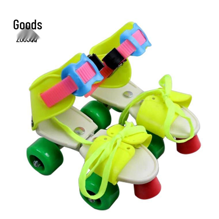 Children's Double-Row Four-Wheel Roller Skates with Protective Gear