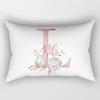 Fashion 26 Letter Pillow Case Pillow cover English Alphabet Pillow Case Home Decoration Pillow Case Flowers Pillow Case Fashion Pillow cover