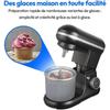 Robot pâtissier - MEDION - MD18420 - 1200 W - 5 L - 8 vitesses - Bol à glace - Noir