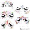 Colorful Rhinestone Face Decorations for Music Festivals & Parties
