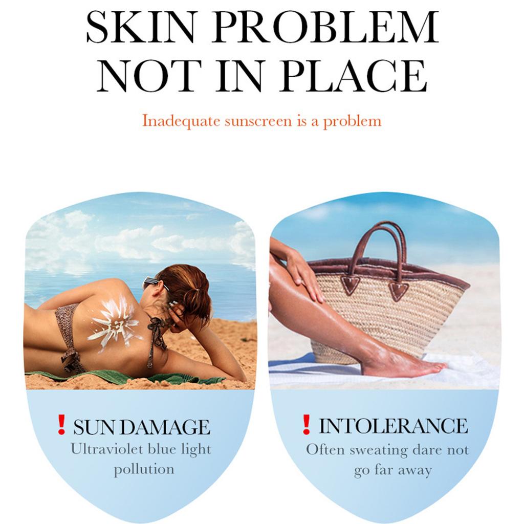 Moisturizing Sunscreen,  UV Resistant, Suitable For Outdoor UseSeaside, Mountain Climbing,Reduce UV Damage,40g