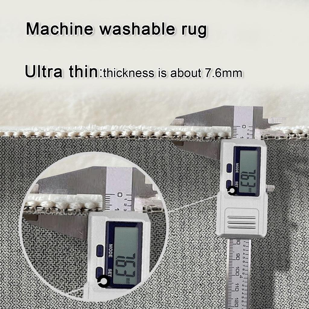 Tibetan Tiger Carpet for Living Room Velvet Cartoon Animal Bedroom Carpet Rugs Foldable Anti Slip Floor Mats Bedside Area Rugs