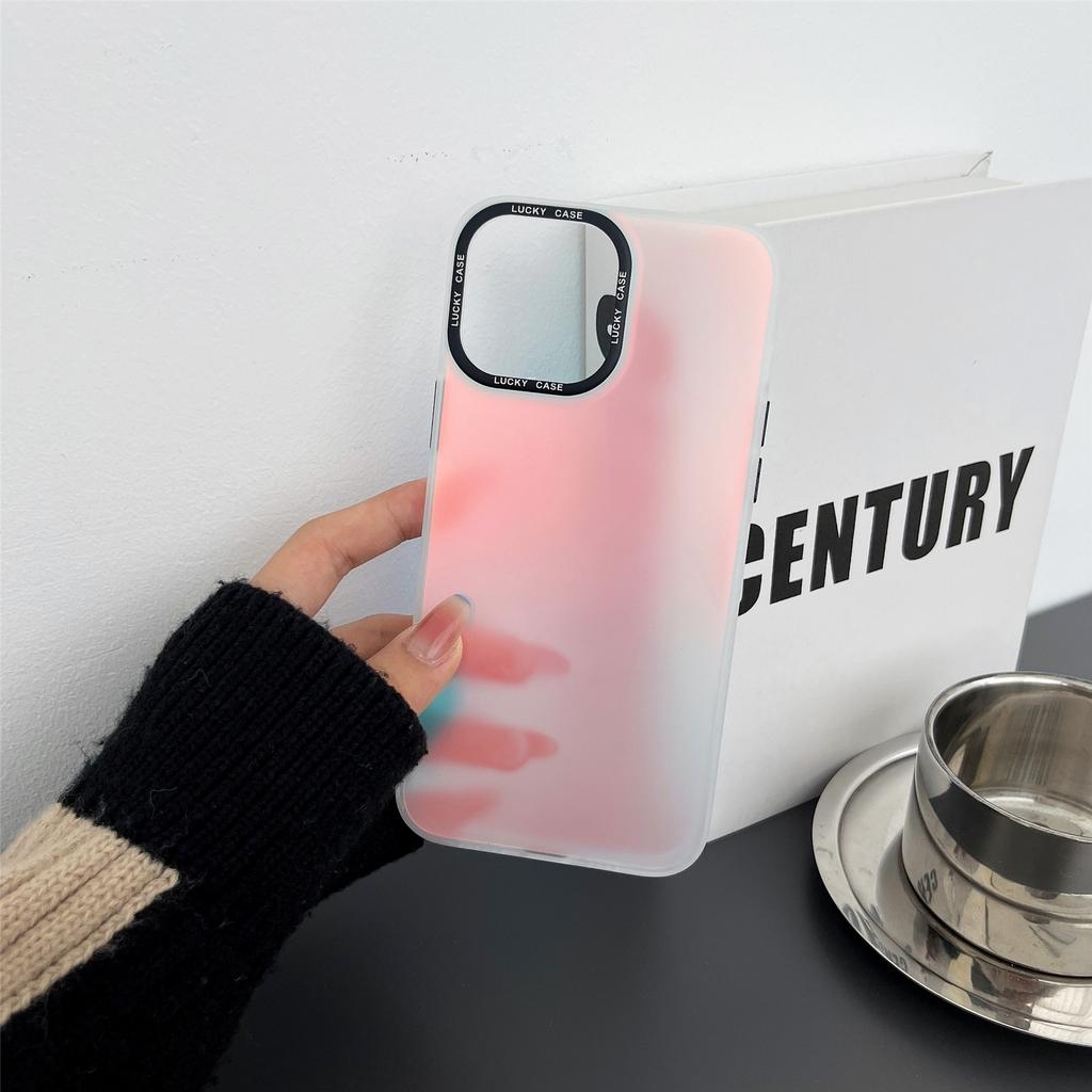 For iPhone 13 Pro Anti-Scratch PC+TPU Phone Cover Laser Discoloration Design Cell Phone Case