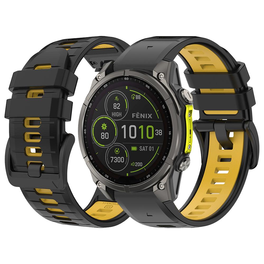 Replacement band For Garmin Fenix 8 Pro 51mm 47mm E 7 7X/Epix Gen 2/D2 Mach 2 1 Fenix8 AMOLED 22mm 26mm Sport silicone strap