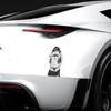 EARLFAMILY 13cm Anime Mädchen Ehefrau Vinyl Autoaufkleber Anime Autozubehör Aufkleber Motorrad Wasserdicht Sonnenschutz (ZU)