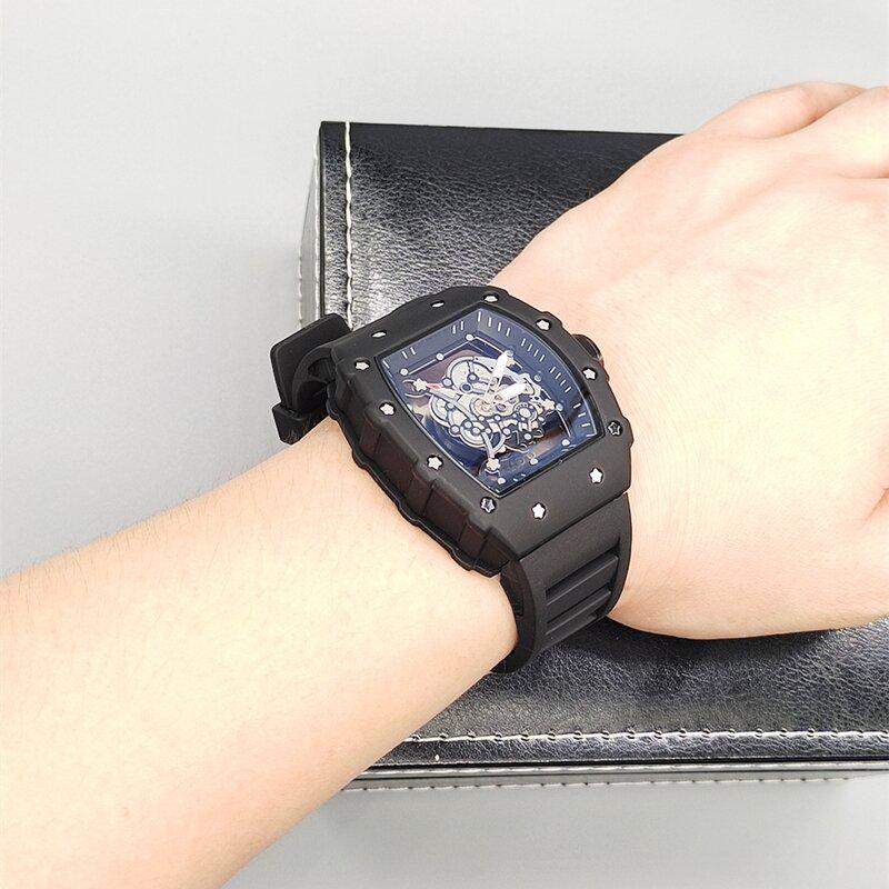 Wangr Unisex Transparent Hollow-out Wristwatch