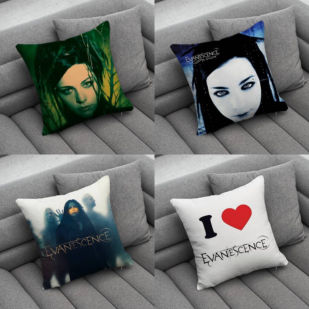 EEvanescence Fallen AAmy Lee Pillow Case Sofa Living Room Bedroom Headboard Backrest Cushion Square Cushion Nap Time