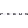 AHYU6 Metal 3D Badge Letter Logo Car Rear Trunk Body Sticker Emblem For Ford Focus ST line X Glossy Black Accessories