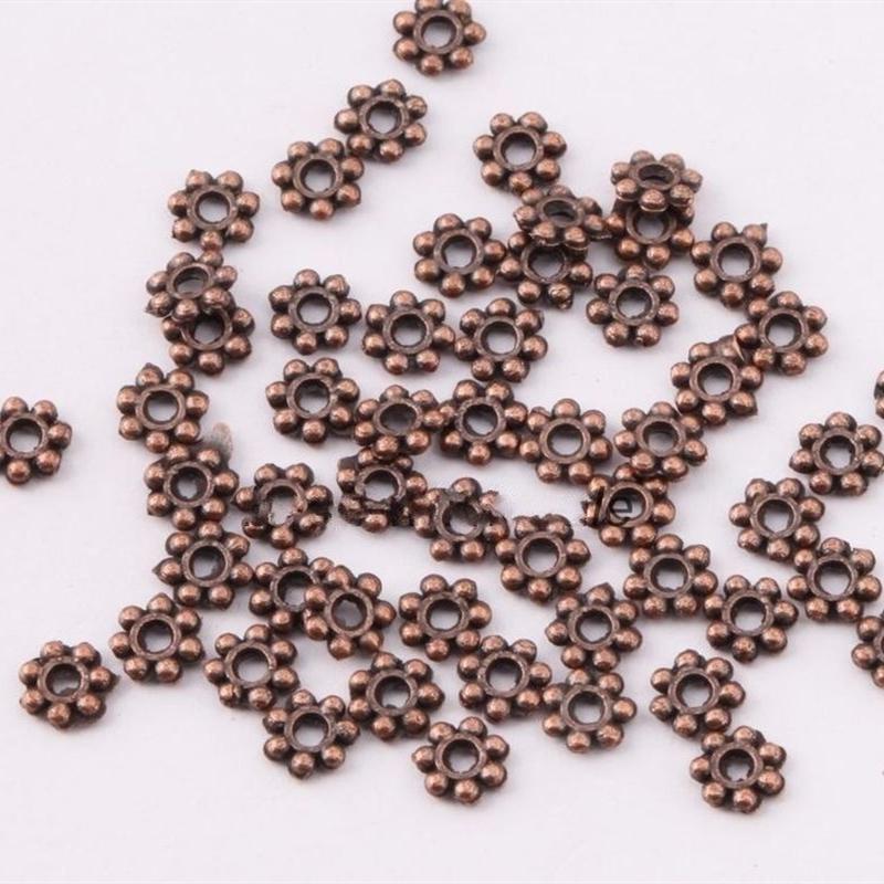 

Бусины для изготовления ювелирных изделий. 100/150 шт 4mm-150pcs медный