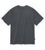 UFC SPORT Ufc Arch Logo Relaxed Fit Dyed Short Sleeve T-Shirt Charcoal U2Ssu2337Ch