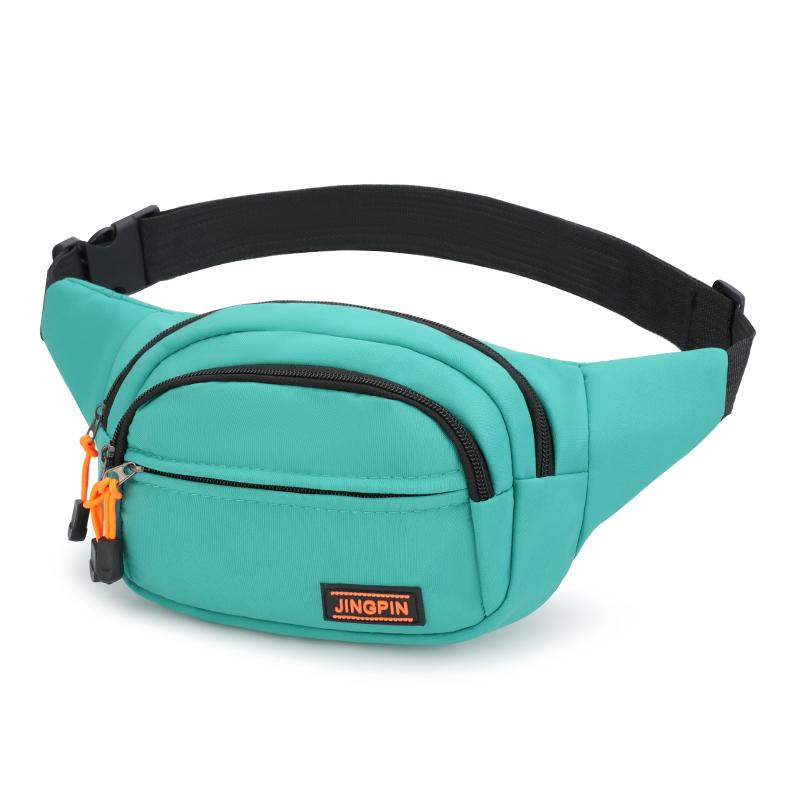 Nylon Men Chest Bag Large Capacity Adjustable Strap Outdoor Waist Bag Japanese Style Multi Functional Sports Walking Bag Riding