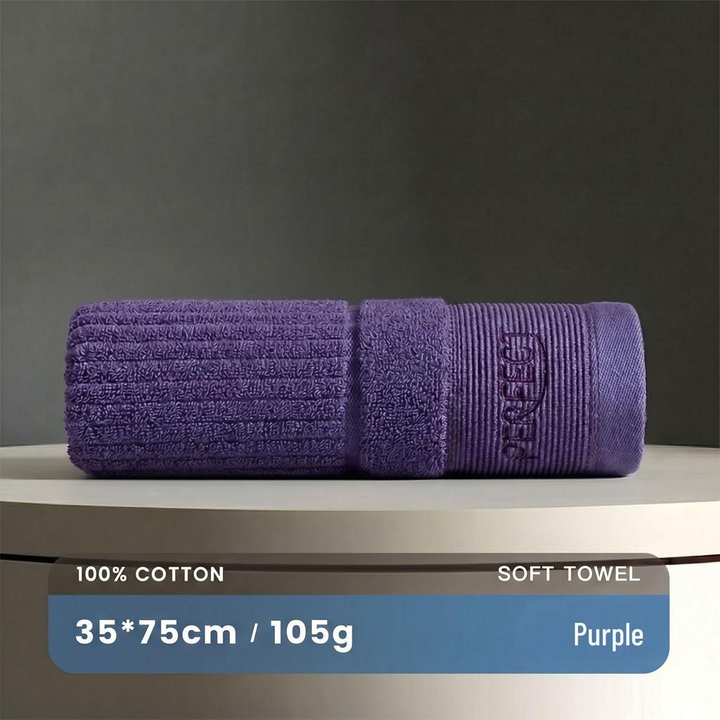 Toalla 7a de Algodón Puro Antibacteriano: Clase A, Engrosada, Muy Absorbente, No Suelta Pelusa, Adecuada para Lavar la Cara y Bañarse, Unisex.