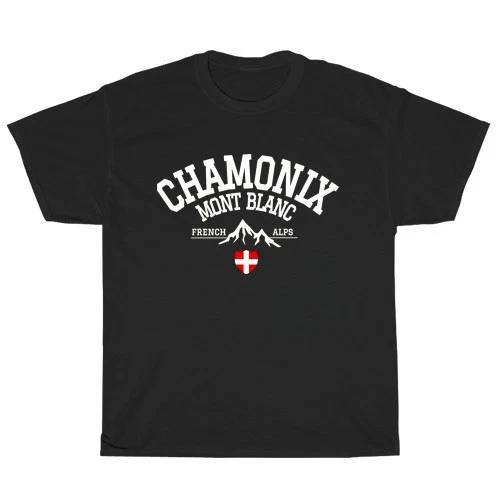 Chamonix Mont Blanc Logo American T-Shirt Funny Size S to 5XL XXXXL