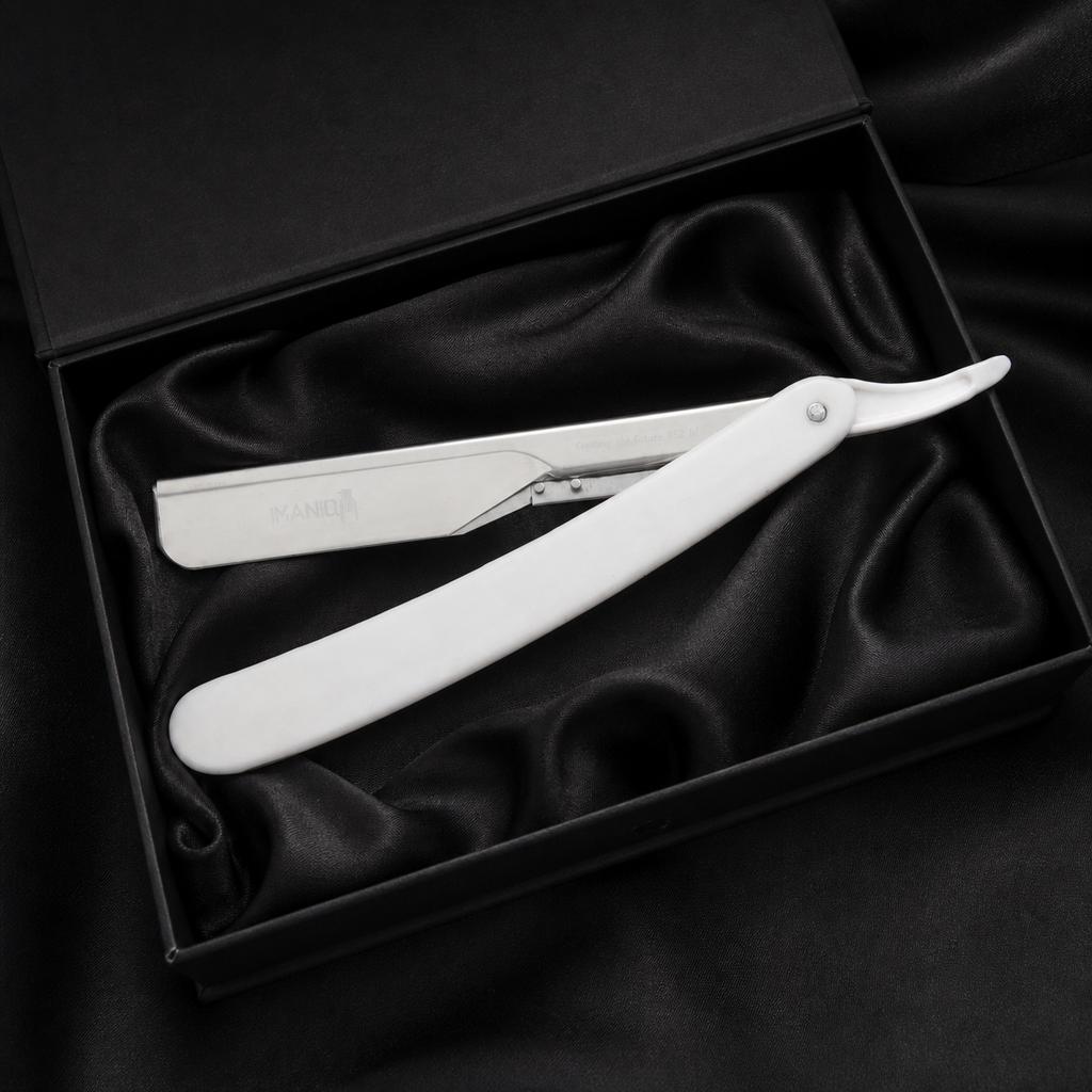 Barber' Razor for Shaving, Shaving, Trimmer, Universal, Razor Blades, White