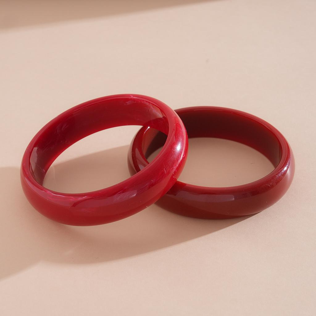 Resin smudge irregular round bracelet fashion personality style bracelet feeling bracelet jewelry