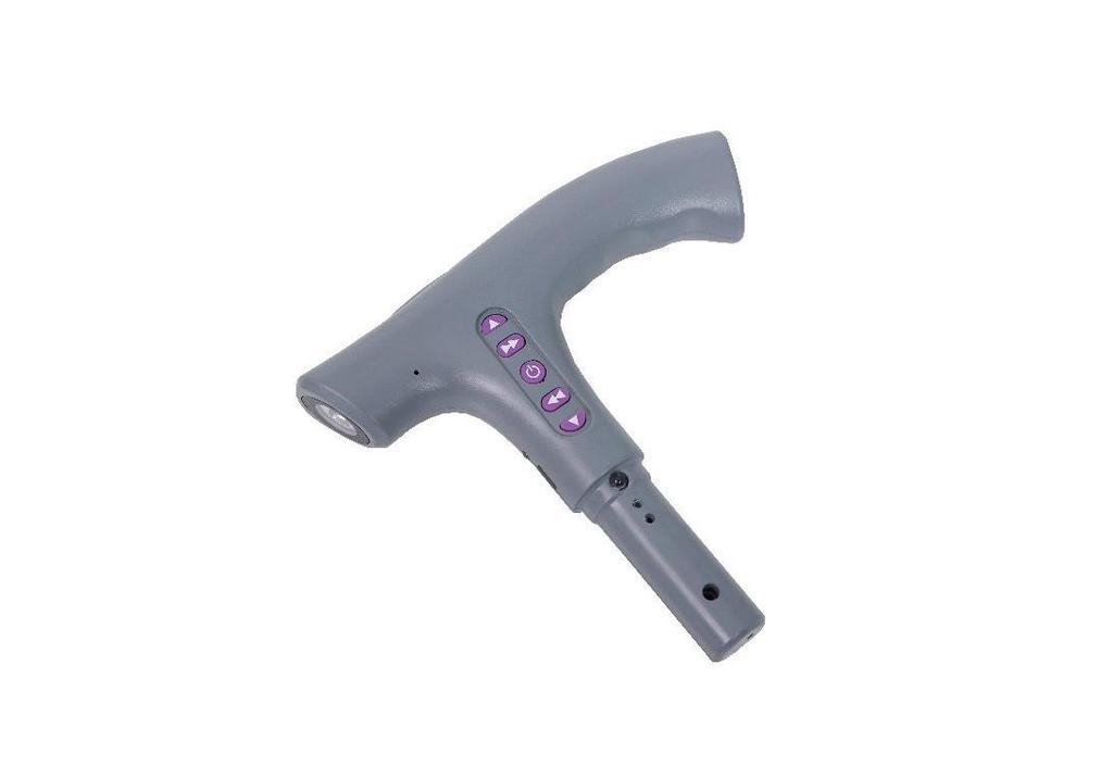 Smart Multifunctional Cane Handle: Bluetooth MP3, Radio, Alarm, Flashlight - Senior Safety Accessory
