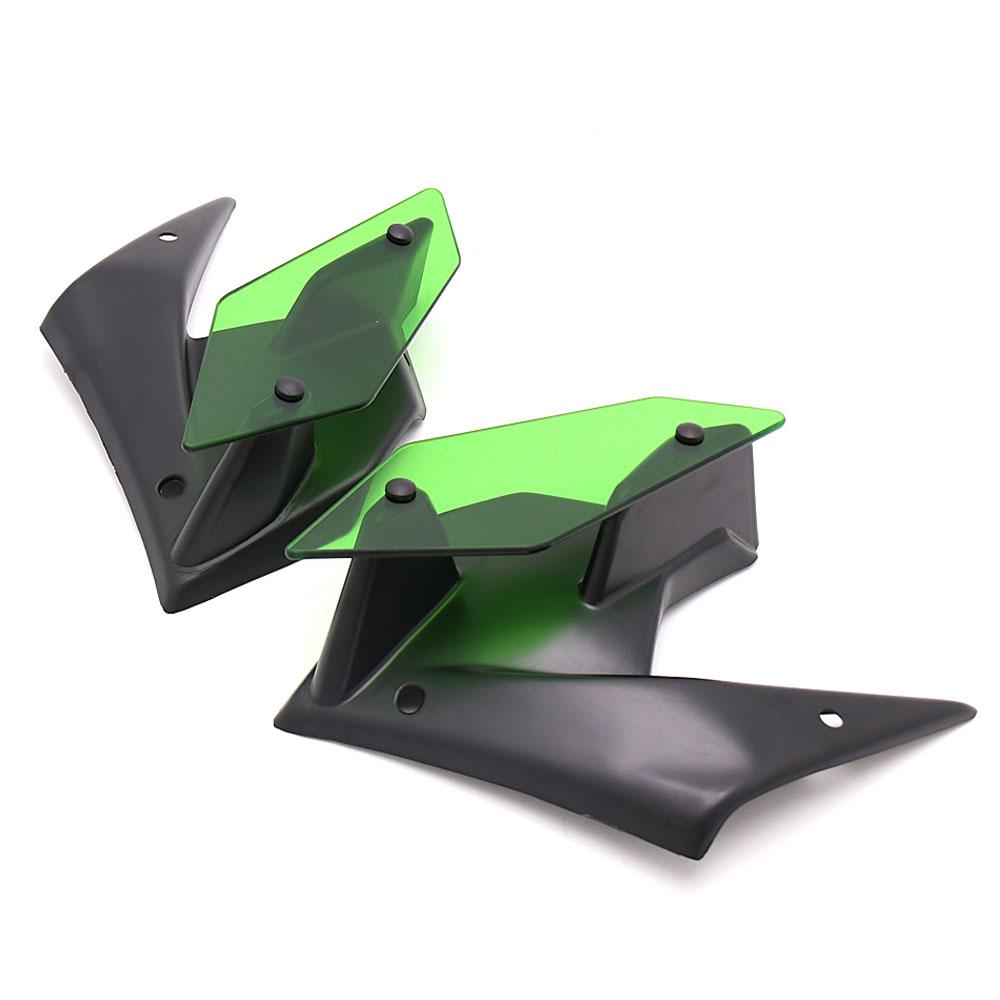 NEUE Motorradteile Seitenabtrieb Naked Spoiler Winglet Festes Flügelchen Verkleidung Flügel Für Kawasaki Z 900 Z900 2020-2025