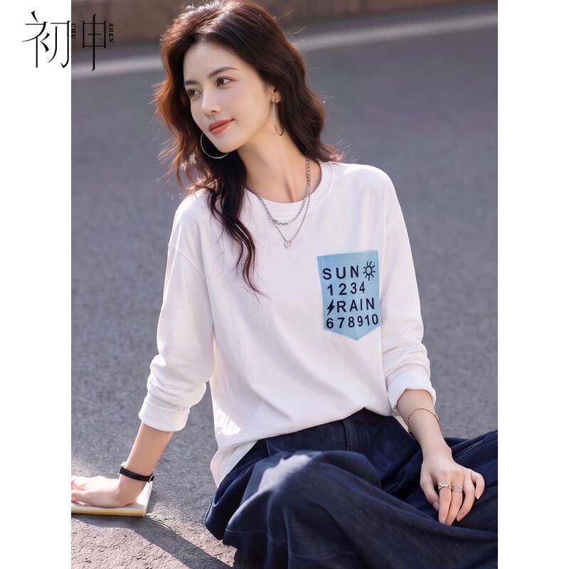Women's Letter Print Long Sleeve T-shirt