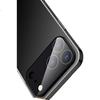 Hongzhuo Metal Backplate Cooling Case for iPhone 16 Pro, Full Coverage Shockproof Matte Soft Edge Hard Shell, Graphite Black