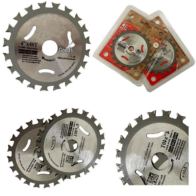4" Bi-directional 40T Alloy Saw Blade for Wood & Marble, Double-sided, 110mm