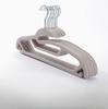 Velvet Hangers 5/10/15 Pack Beige,Non Slip Felt Coats and Suit Organizer for Closet,Lightweight Thin Space Saving Dress Hanger