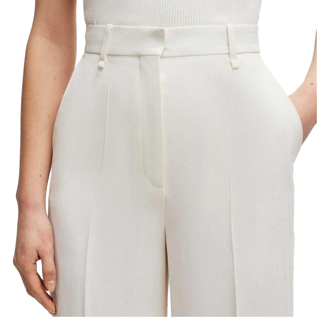 Boss Womens/Ladies Tikela High Waist Relaxed Fit Trousers