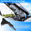 Motoforti Front Hood Hinge for Honda Civic 2001-2005 Sedan Coupe for Honda CR-V 2002-2006 for Honda Element 2003-2011 Front Left Right Hood Hinge Set