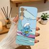 C-Cute and fun S-Smurfs Phone Case For Samsung Galaxy A71,A70,A52,A51,A40,A30 Transparent Cover