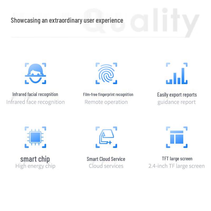Deli 13888CS Facial and Fingerprint Attendance Machine CN plug (adapter included)