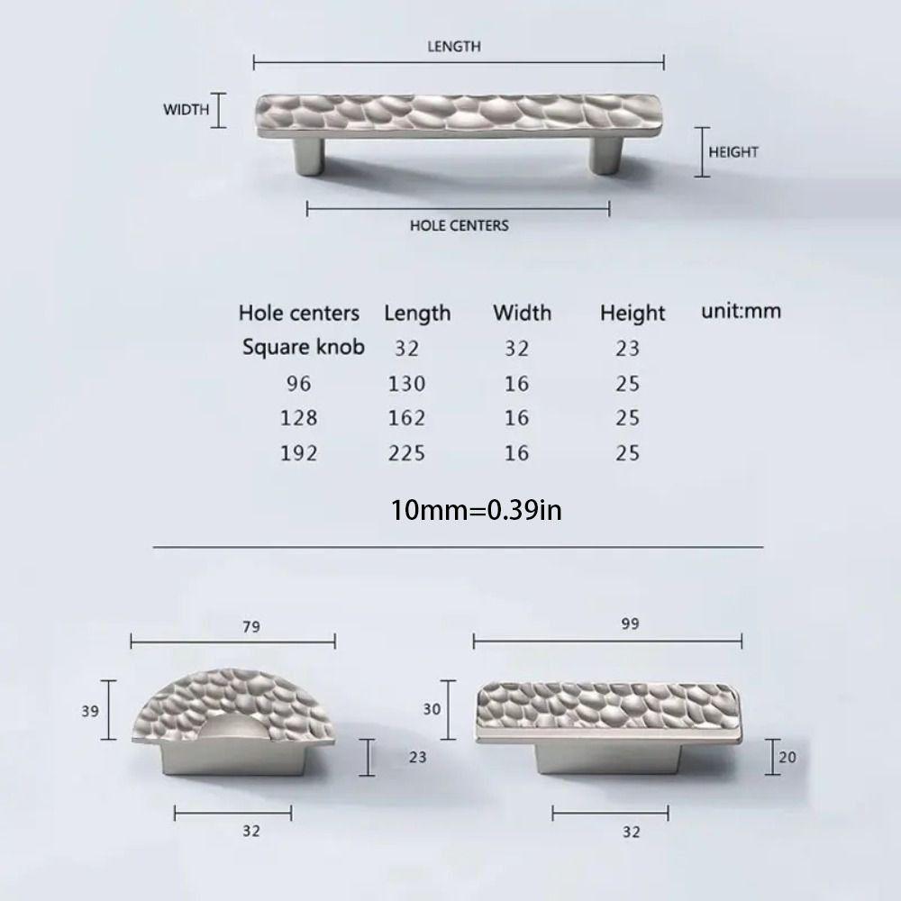 Retro Zinc Zinc Zinc Alloy Furniture Door Knob Unique Line Design Cabinet Handle  Drawer