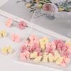 Pack of Bowknot Theme Thumbtacks Safe Design Push Pins Set with Storage Box for Wall Decorations School and Office Use