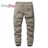 Cozy Up Men's Casual Cargo Pants Joggers Hiking Sweatpants Stretch Elastic Waist Work Pants with 6 Pockets