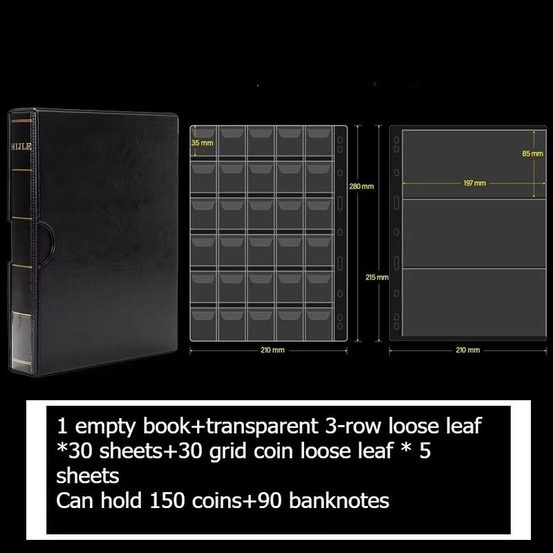 High-end coin collection albums, commemorative coin storage albums, ancient coin protection, cent coin albums, zodiac coin albums, banknote album