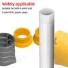 Kit Tarraxa para Tubos de PVC 1/2 Polegada 3/4 Polegada 1 Polegada Matrizes Tubo Matriz Redonda 4/6 Pontos Tubos de Plástico PVC Ferramentas Acessórios para Reparo de Encanamento