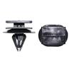 Clips Black+White Durable Exterior High Reliability