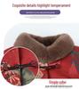 Stylish Velvet-Lined Winter Tang Suit Jacket for Elderly Women – Warm Cotton Cold-Protection Fashion