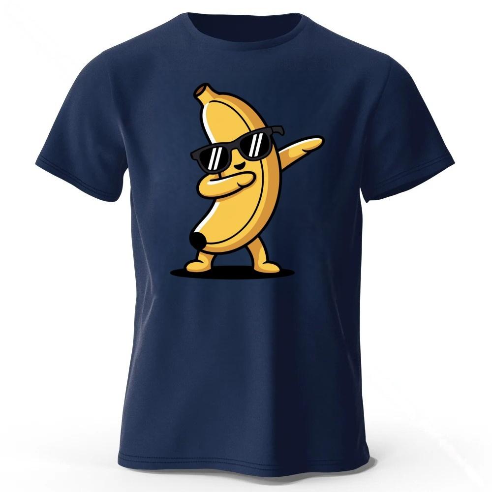 Funny Banana Summer Mens 100 Cotton Tshirt Comfortable Loose Large Size Running Fitness Tshirt Casual Fashion Top