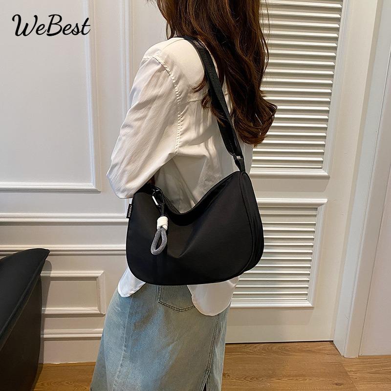 Spacious Dumpling Crossbody Bag Women Versatile Casual Sporty Shoulder Bag Trendy