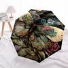 1pc Butterfly FlowersOpen/Close Umbrella-Windproof, Compact Travel Umbrella, Sturdy 8-Rib Shaft, Outdoor Accessory, 1030