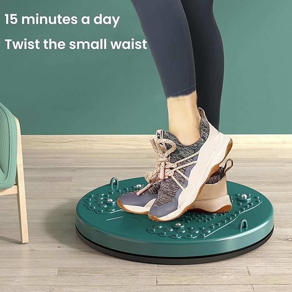 Home Workout Twist Disk Magnetic Waist Wriggling Plate Slimming Legs Fitness Health Thin Waist Exerciser Twist Board With Bands